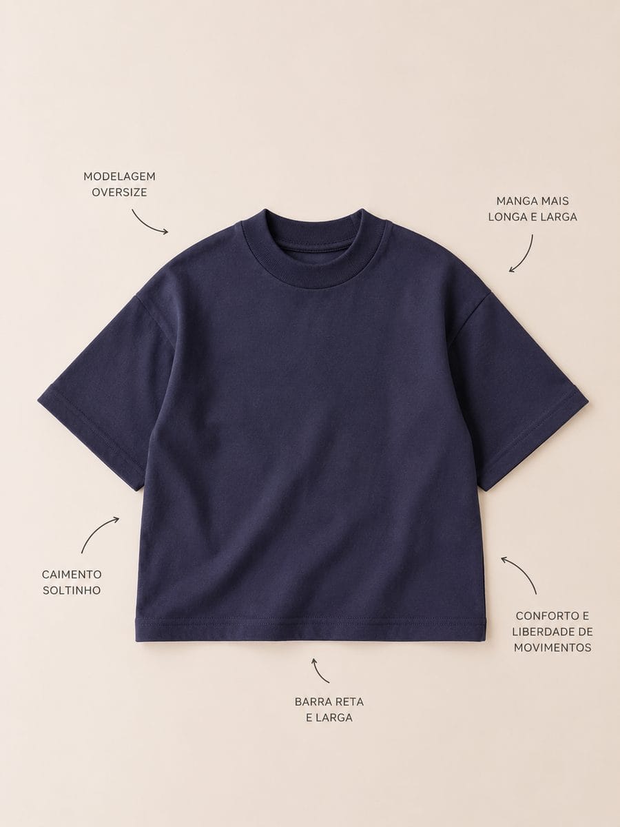 Oversized kids shirt