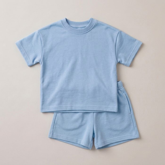 Conjunto infantil menino oversize, cor Azul Serenity — foto 3