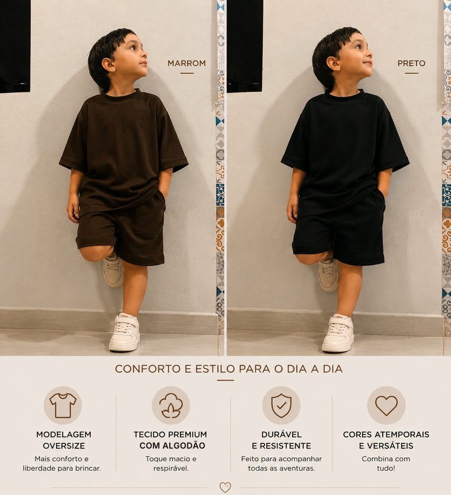 Oversized kids set